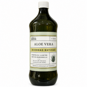 Aloe Vera Gel Hierbas Nativas 1LT - Del Alba