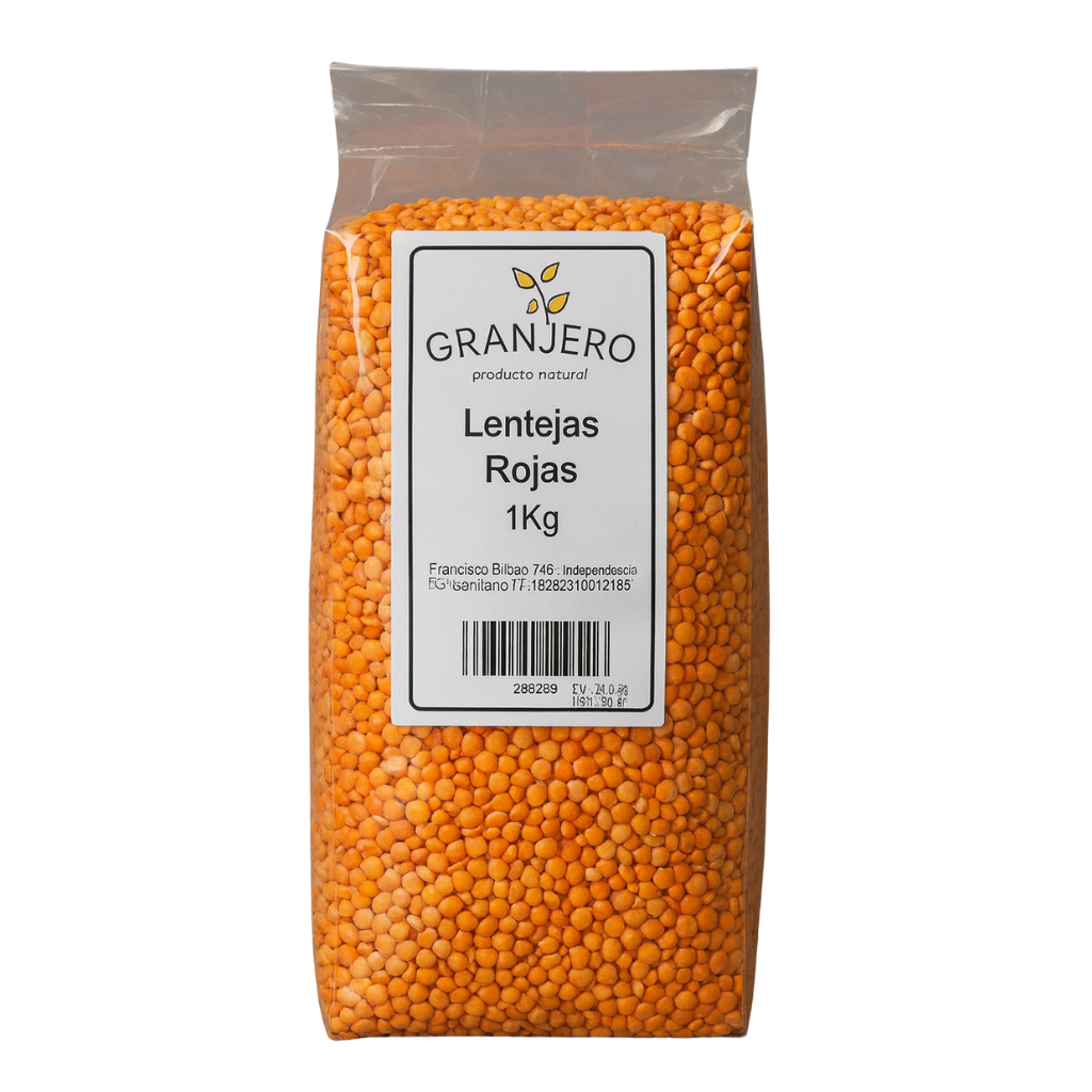 Lentejas Rojas 1000gr