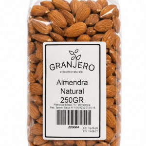 Almendra natural 250gr