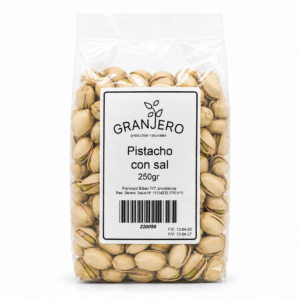 Pistacho con sal 250gr