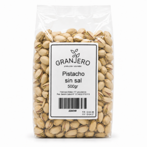 Pistacho sin sal 500gr