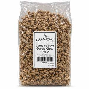 Carne de soya Oscura chica 750gr