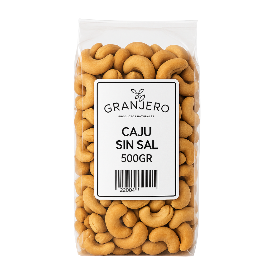 Caju tostado sin sal 500gr