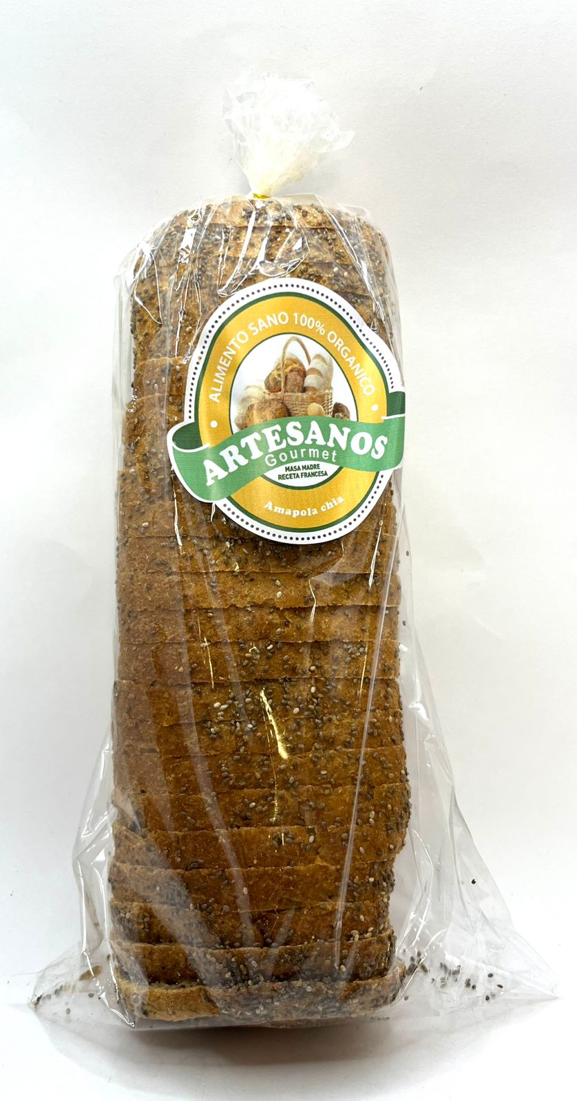 pan molde sarraceno chia linaza