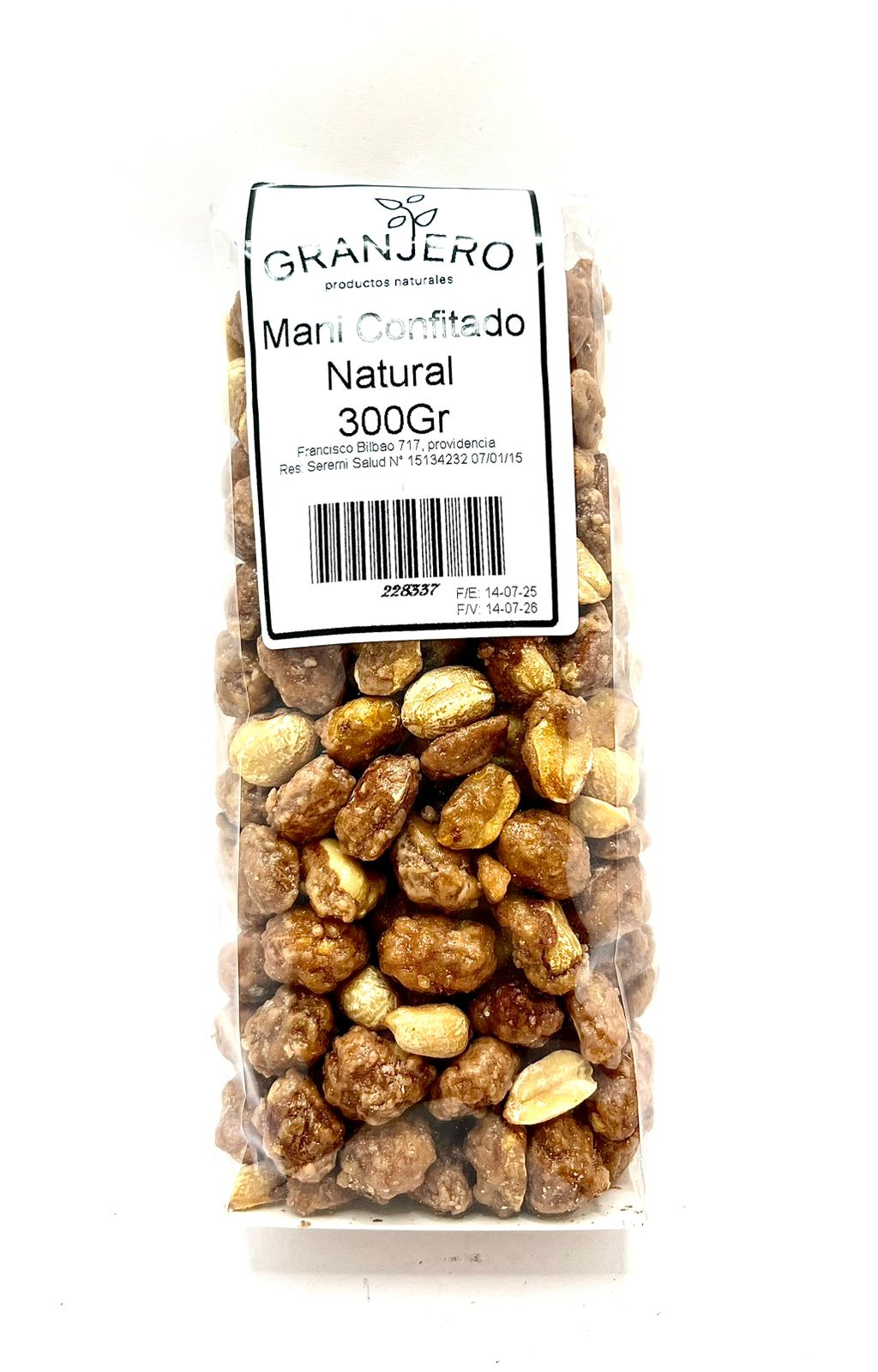 Mani confitado Natural 300gr