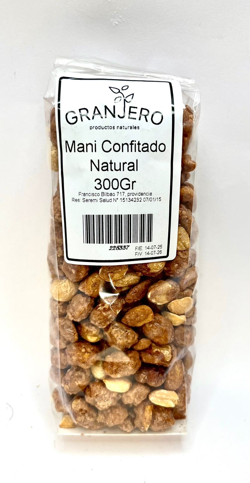 Mani confitado Natural 300gr - Imagen 2