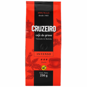 Cafe de grano tostado y molido Intenso 250g - Cruzeiro