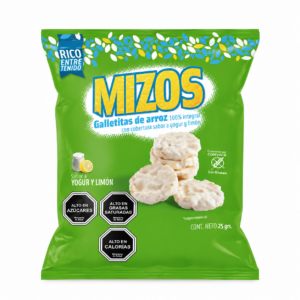 Galletas de Arroz Yogurt Limon 25 grs - MIZOS