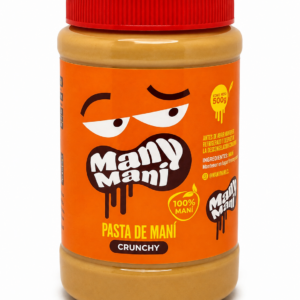 Mantequilla de Mani Crunchy 500gr - Many Mani