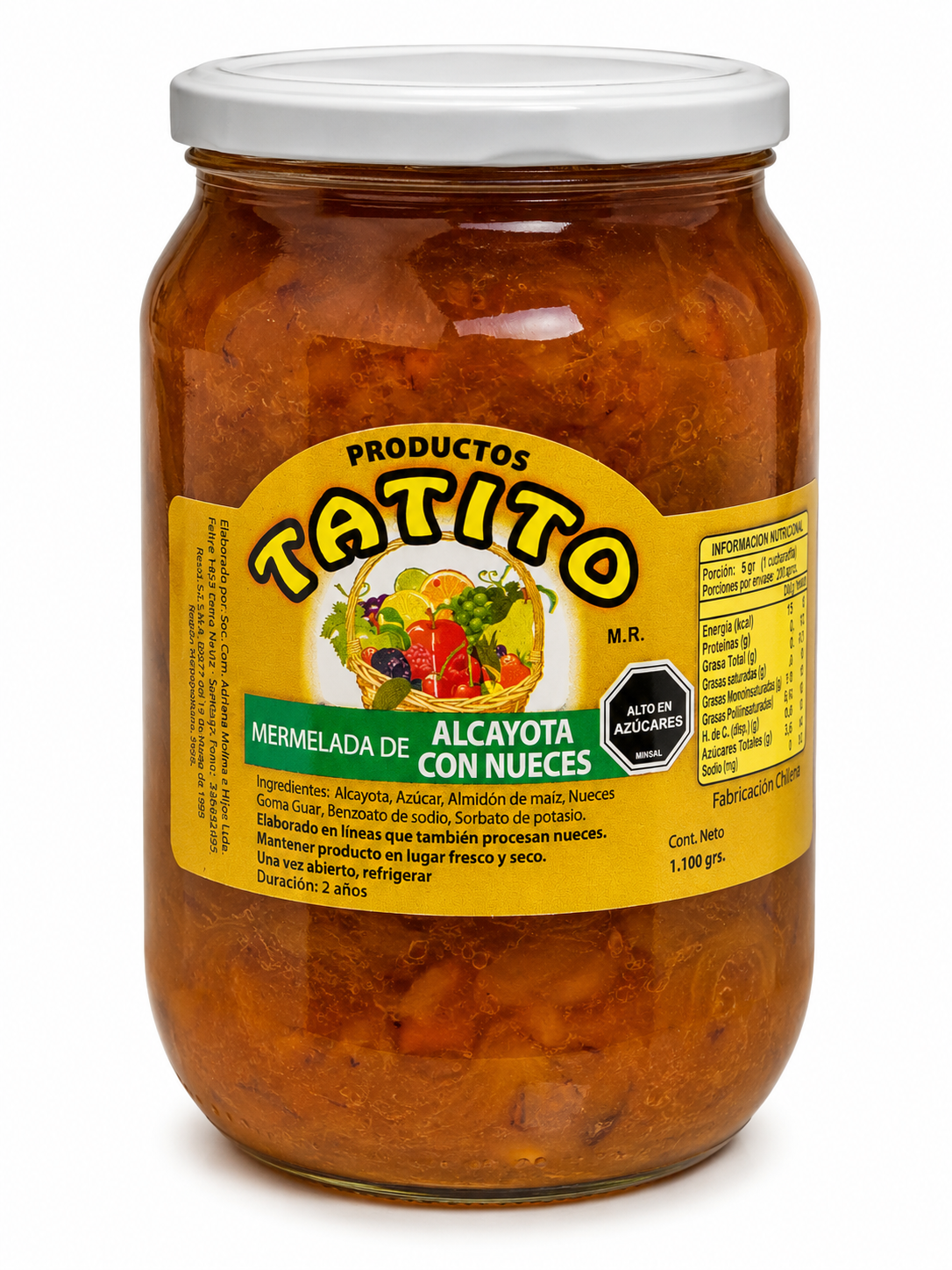 Mermelada de Alcayota 1100 g - Tatito