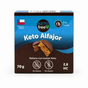 Alfajor de Manjar 70gr-KetoFree