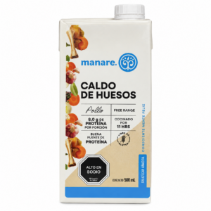 Caldo de Huesos de Pollo Manare 500ml