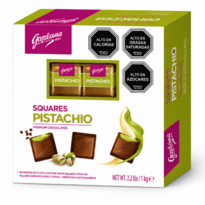 Bombón Goplana Squares Pistachio x60