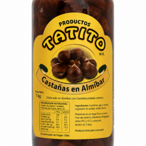 Frasco Castañas en almibar 1kg - Tatito