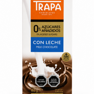 Trapa Chocolate con Leche Sin Gluten 80 g