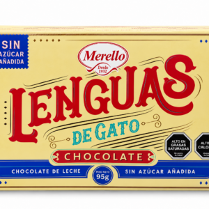 0% Azúcar – Finas Lenguas de gato Chocolate 95g